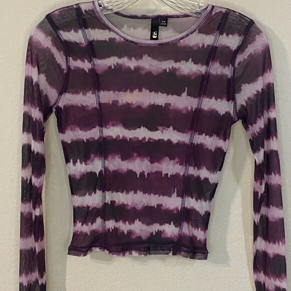 Purple Mesh Garage Long Slueeve - Picture 6 of 10